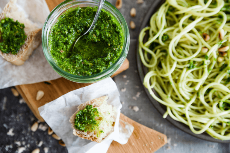 Pâtes et pesto, le bon match nutrition Papote