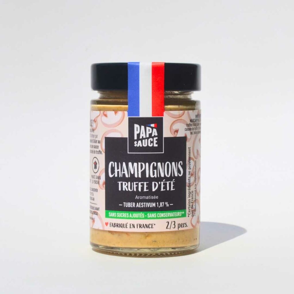 Sauce Champignons Truffe d&amp;#39;été - Papa Sauce - Papote